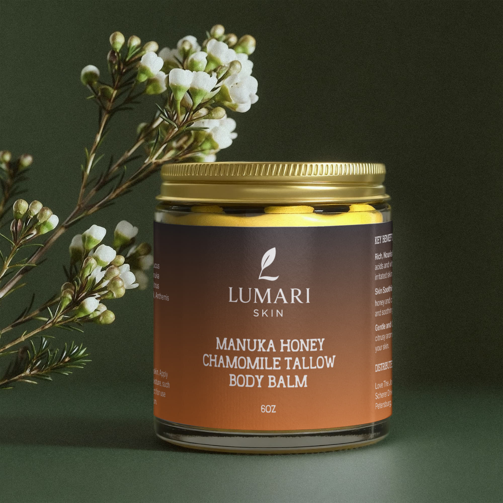 Manuka Honey Chamomile Tallow Body Balm